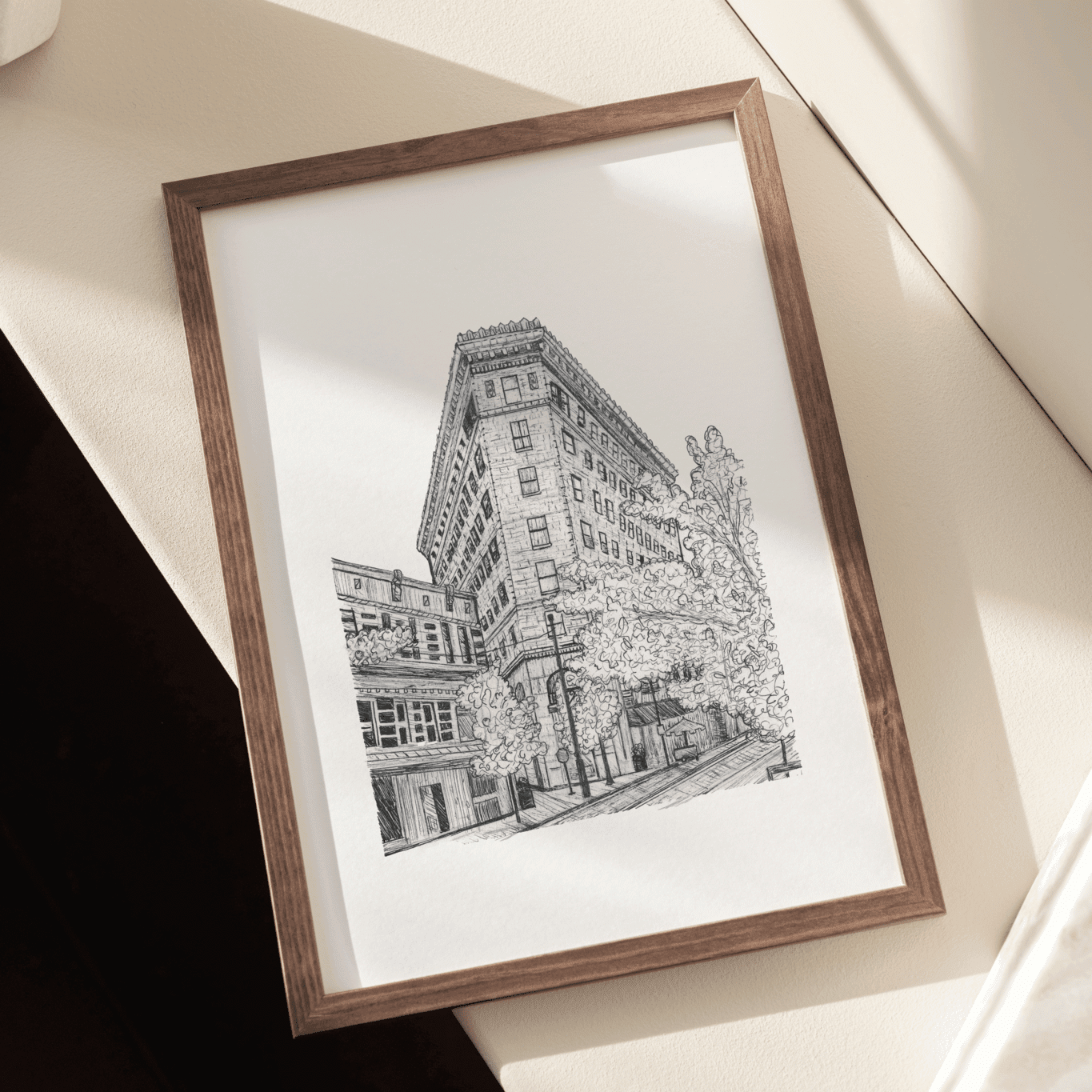 Battery Park Ave - Flatiron Building Art Print Jorgi Mae Design